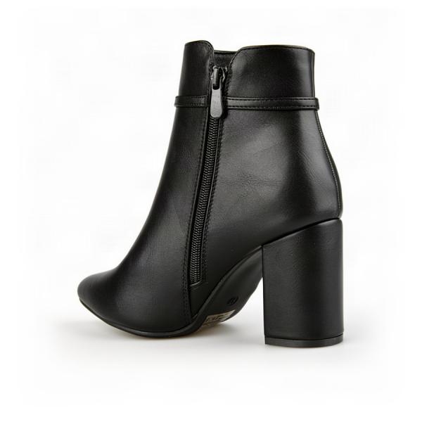 botine damă piele ecologică negru 0162840