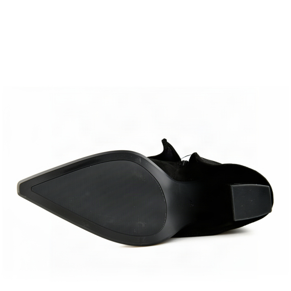 botine damă textil negru 0163208