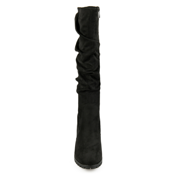 cizme damă textil negru 0162022