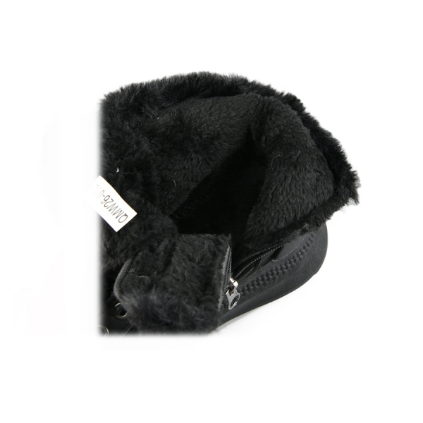 lady's boots eco leather/textile black 0162314