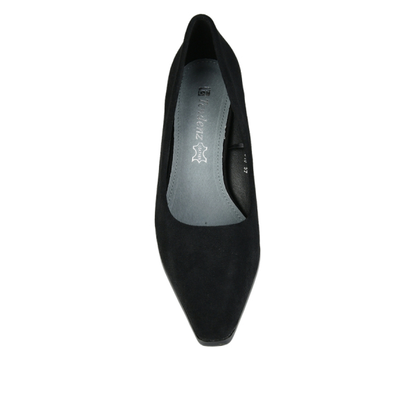 pantofi damă textil negru 0163009
