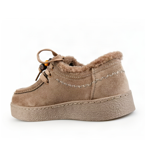 lady's shoes textiles light brown 0162733