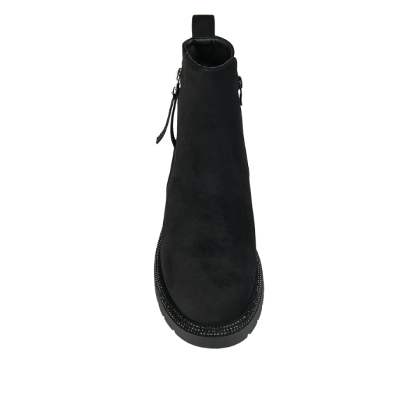 lady's boots textiles black 0162439