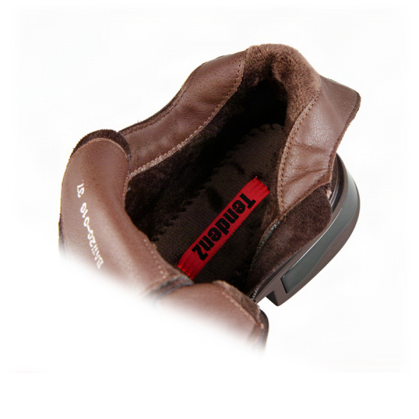 lady's boots genuin leather brown 0162657