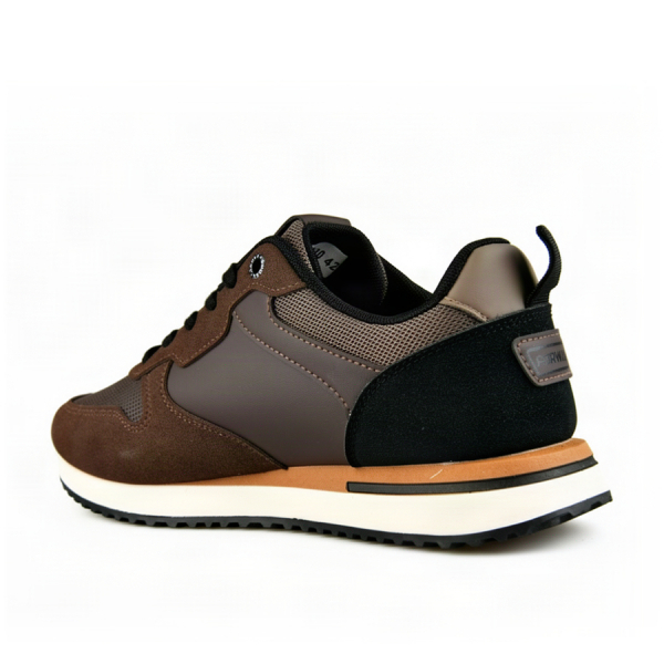 adidași bărbați piele ecologică/textil maro 0162624