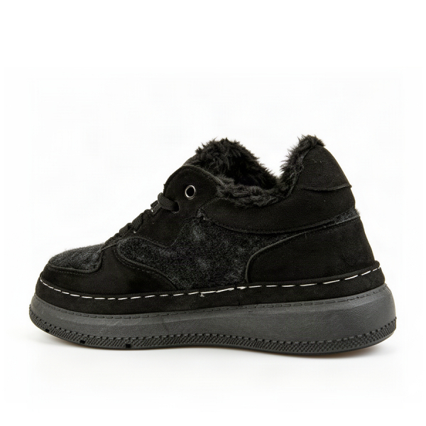 lady's boots textiles black 0162344