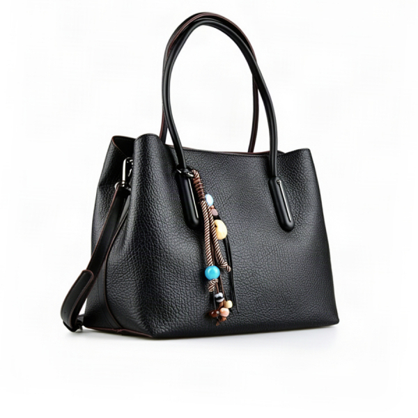 lady's bag synthetic leather black