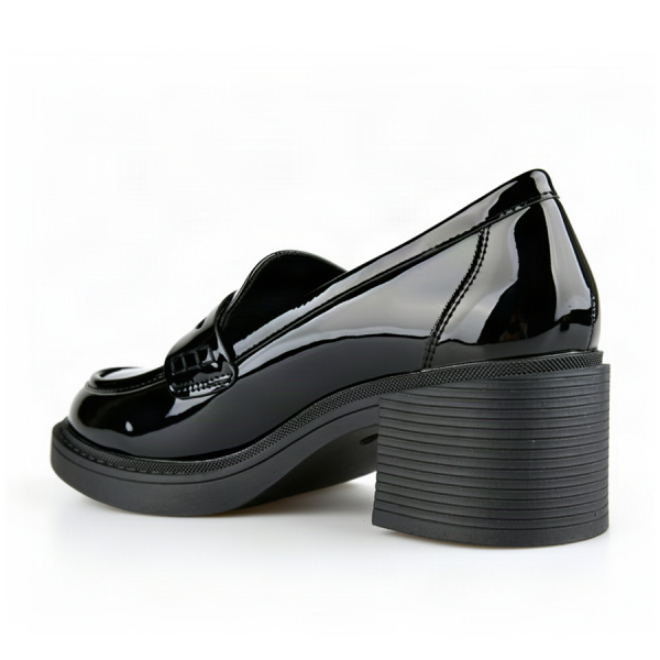 lady's shoes synthetic leather black 0163048