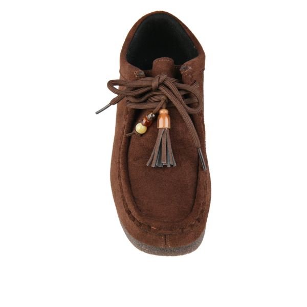 pantofi damă textil maro 0162321