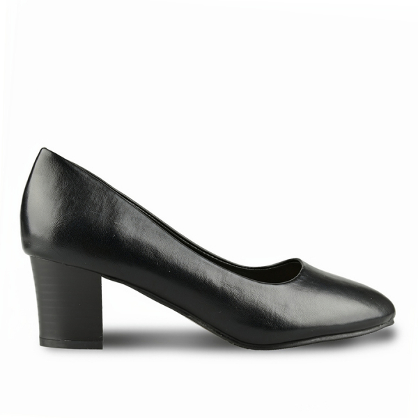 pantofi damă piele ecologică negru