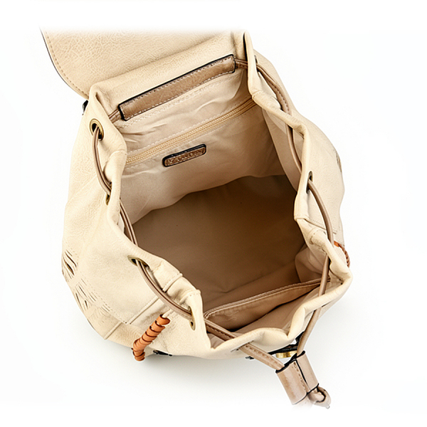 rucsac damă piele ecologică bej 0163107