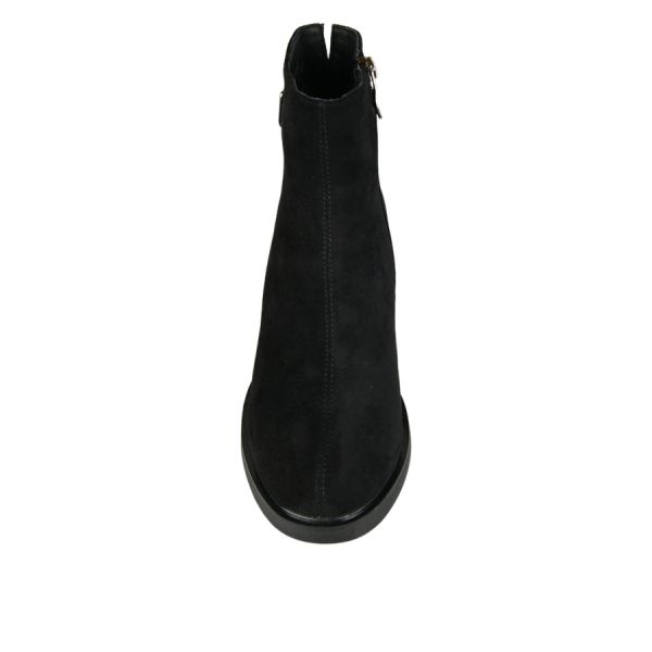 botine damă textil negru 0163403
