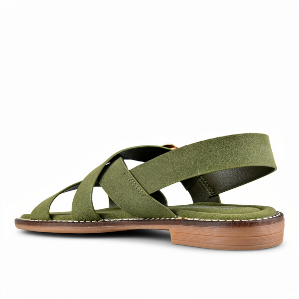 sandale damă textil verde 0161161