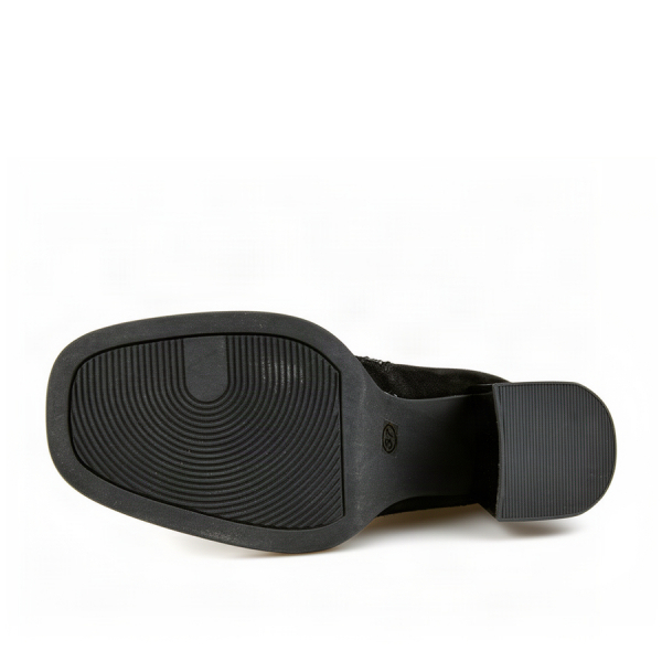 lady's boots genuin leather black 0162648