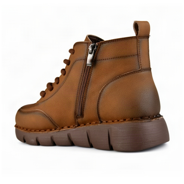 botine damă piele naturală maro 0162851