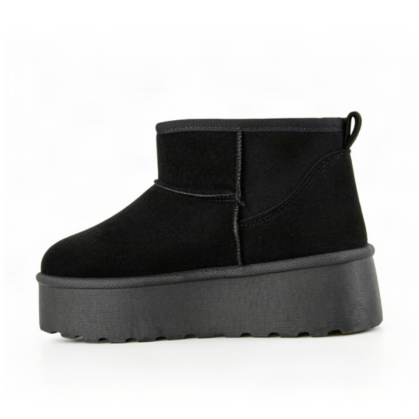lady's boots textiles black 0163366