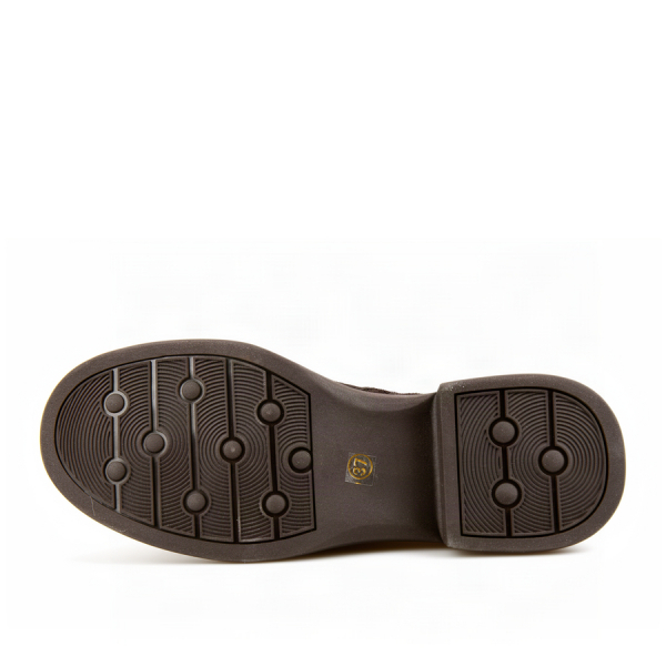 lady's boots genuin leather brown 0162657