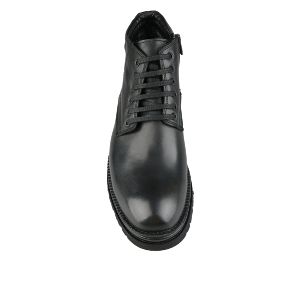 botine bărbați piele naturală negru 0164067