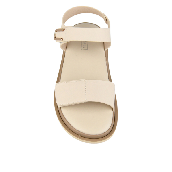 sandale damă piele ecologică alb 0161179