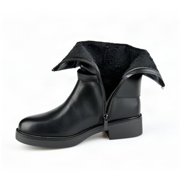lady's boots synthetic leather black 0162479