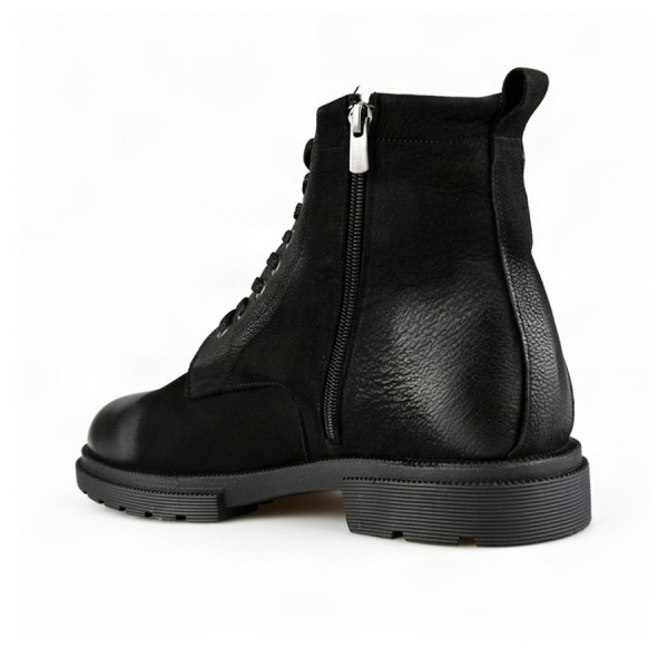 botine bărbați piele naturală negru 0164055