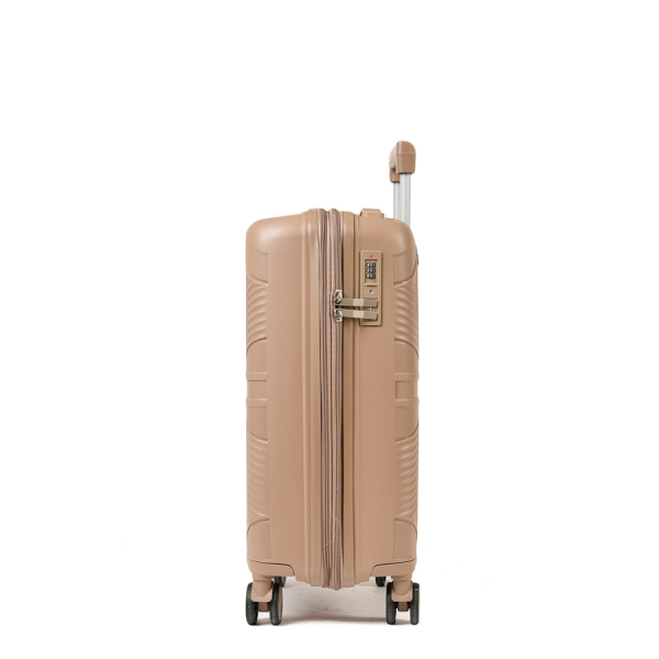 small suitcase polypropylene light brown 0161439