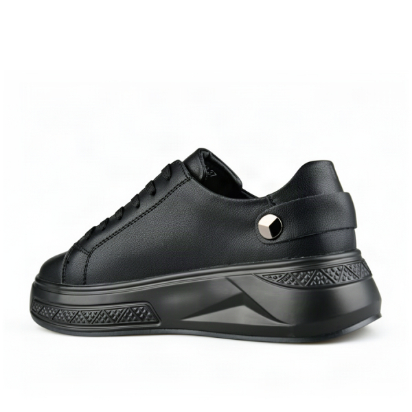 lady's shoes genuin leather black 0163347