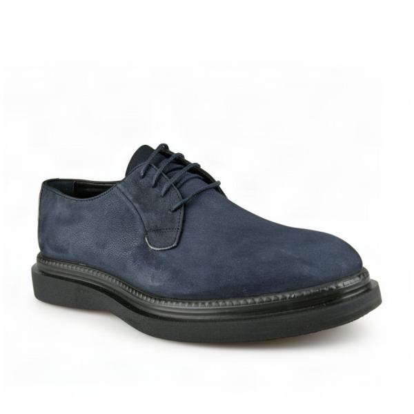 pantofi bărbați piele naturală albastru 0164052