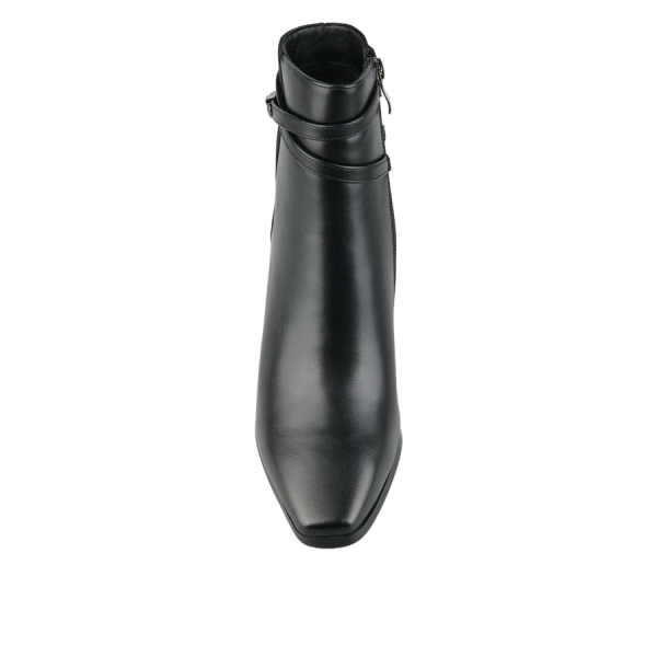 botine damă piele ecologică/textil negru 0162071