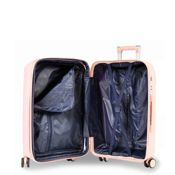small suitcase polypropylene pink 0161565