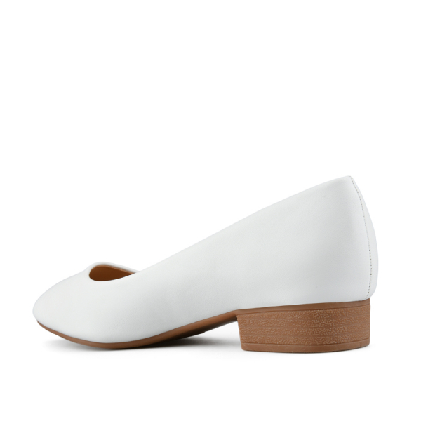 pantofi damă piele ecologică alb 0148983