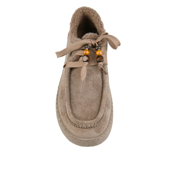 lady's shoes textiles light brown 0162733