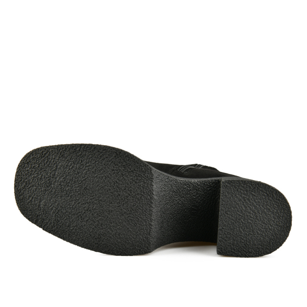 botine damă textil negru 0162018