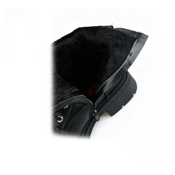 lady's boots synthetic leather black 0162420