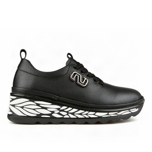 lady's shoes genuin leather black