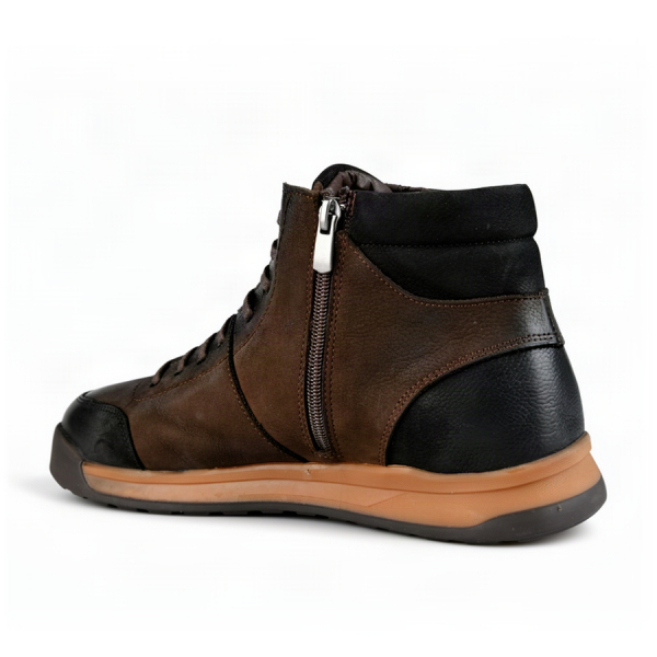 men's boots genuin leather brown 0164077