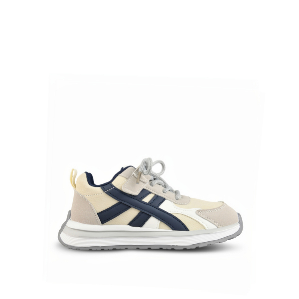 kids sneakers eco leather/textile white