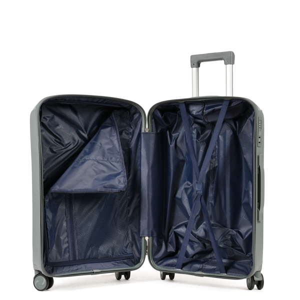 small suitcase polypropylene grey 0161427