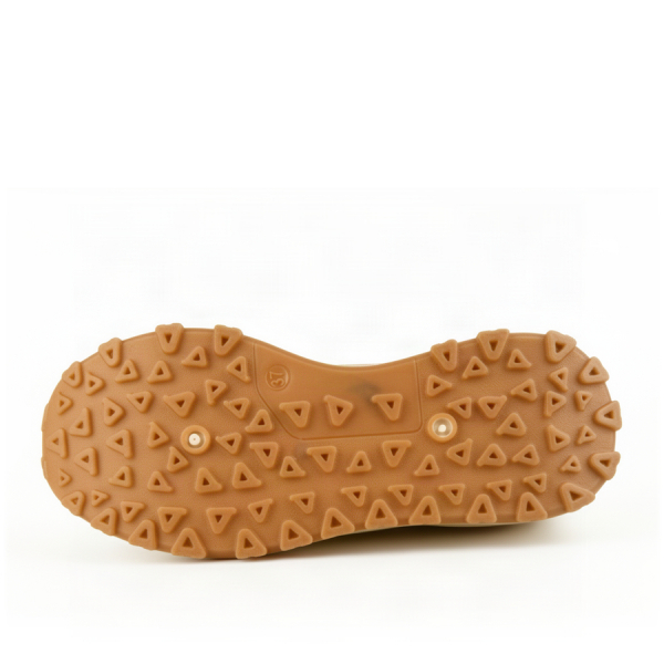 pantofi damă textil/piele ecologică maro deschis 0163091