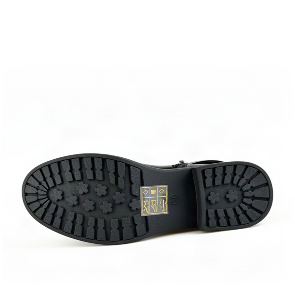 lady's boots synthetic leather black 0162479