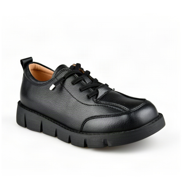 pantofi damă piele naturală negru 0162883