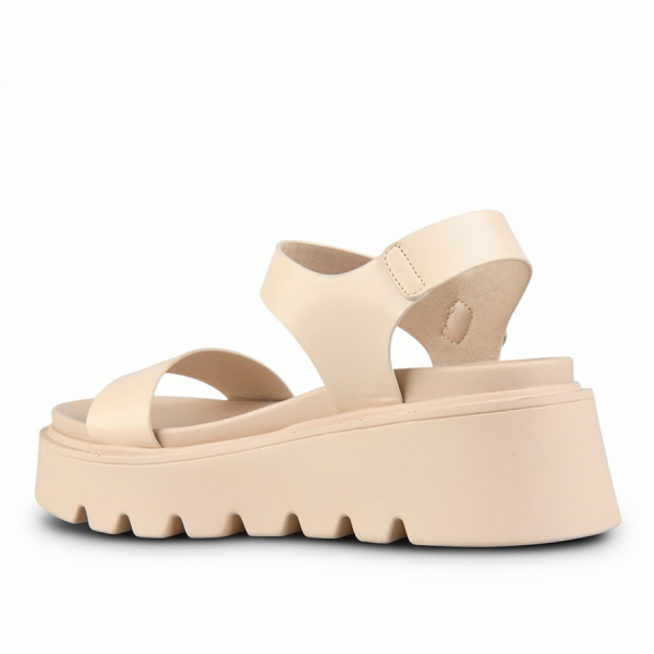 lady's sandals synthetic leather white 0161159