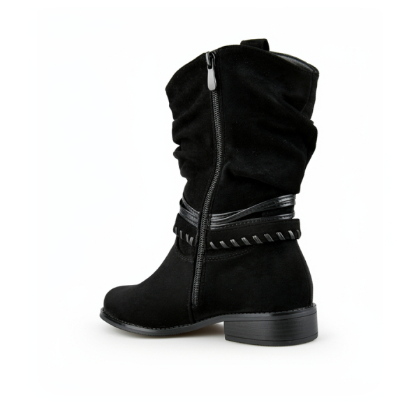 lady's boots textiles black 0162784