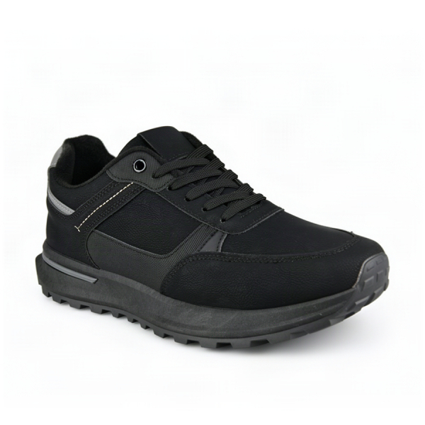 adidași bărbați piele ecologică negru 0163321