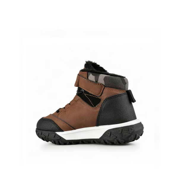 kids boots eco leather/textile brown 0163389