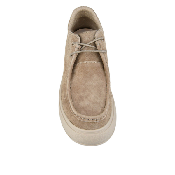 lady's shoes genuin leather light brown 0163346