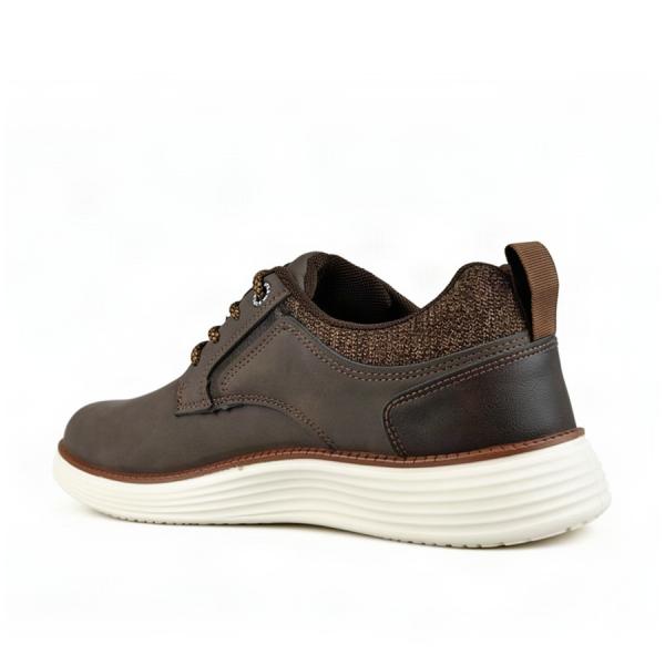 pantofi bărbați piele ecologică/textil maro 0162748
