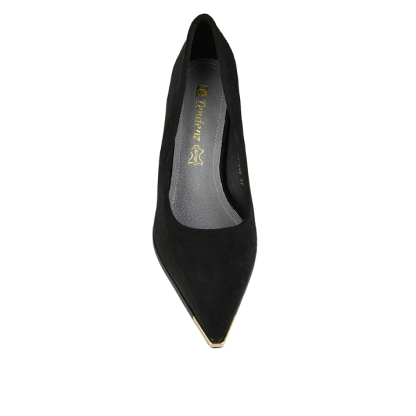 pantofi damă textil negru 0163394
