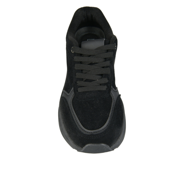 adidași damă piele ecologică/textil negru 0163308