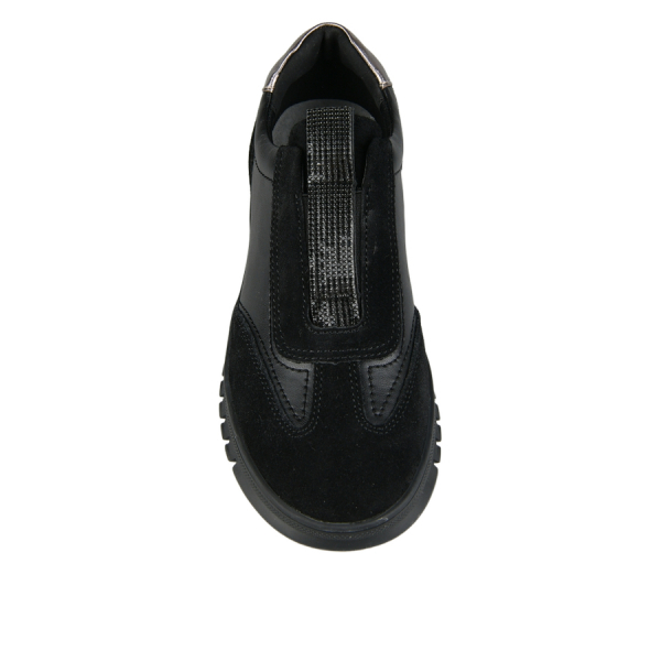 pantofi damă piele naturală negru 0163075